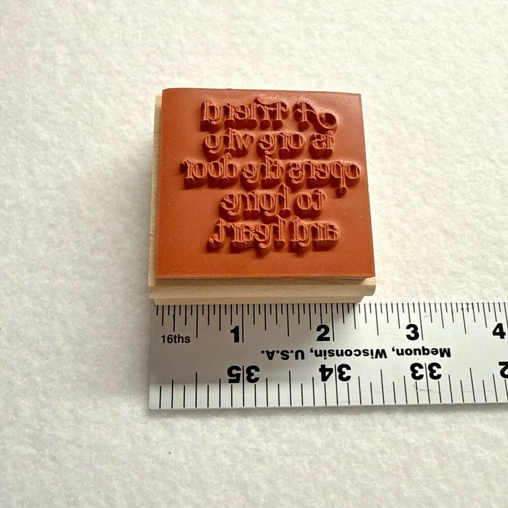 Stampin' Up! Home and Heart 15 Wood Mount Rubber Stamps Retired Country Folk Art